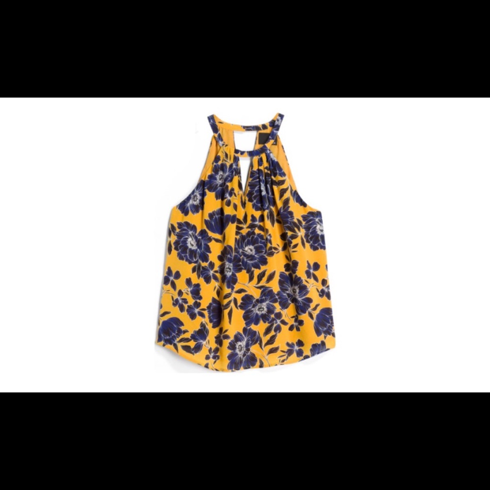 Beautiful Greylin Dustan Silk Halter Top
